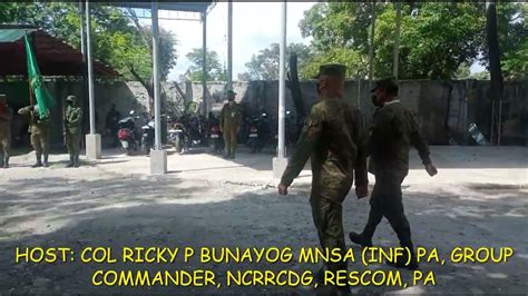 ARRIVAL HONORS TO MGEN FERNANDO V FELIPE .